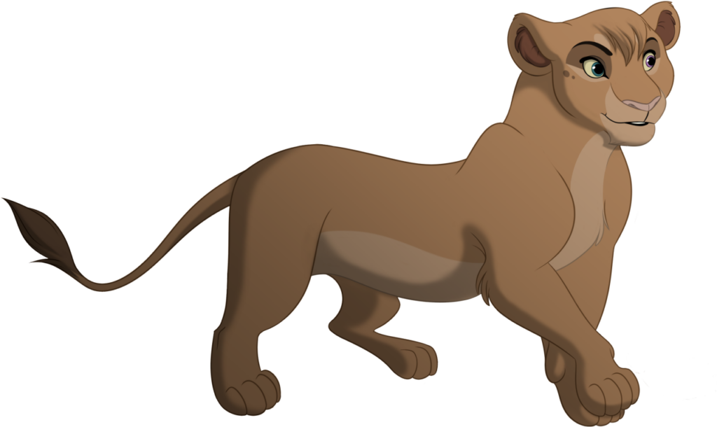 Animated Lioness Wallpaper: Graceful Profile Design with Majestic Charm