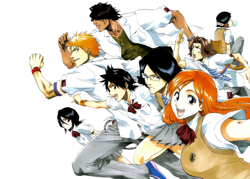 Bleach Anime Characters Wallpaper: Action Poses, Adventure Themes - Background
