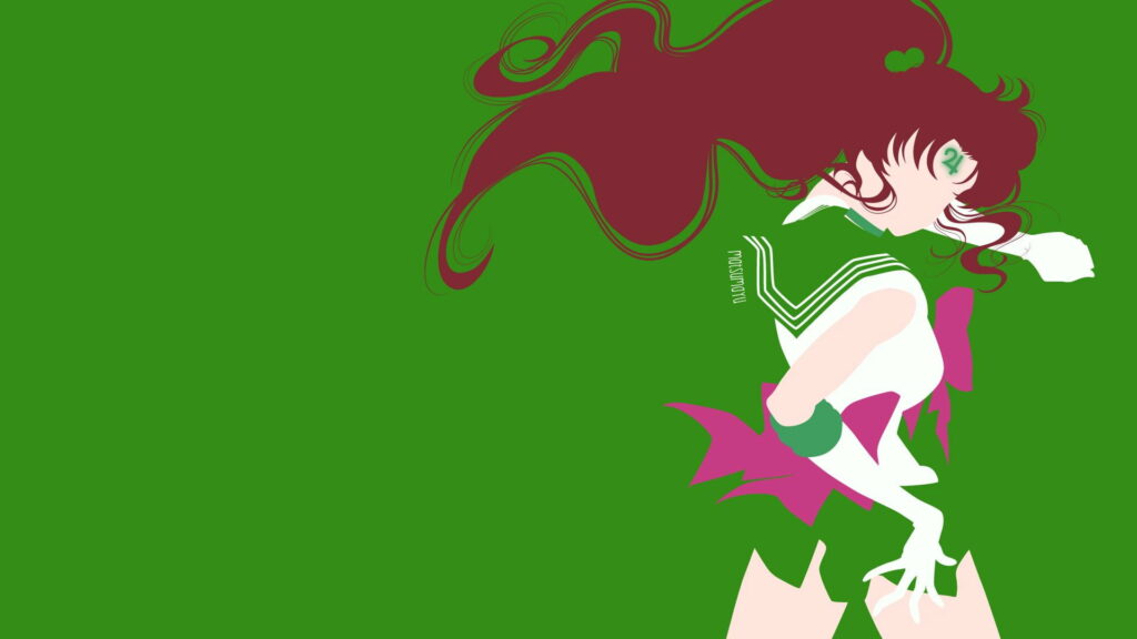 Glamorous HD Sailor Moon Crystal Wallpaper featuring Sailor Jupiter