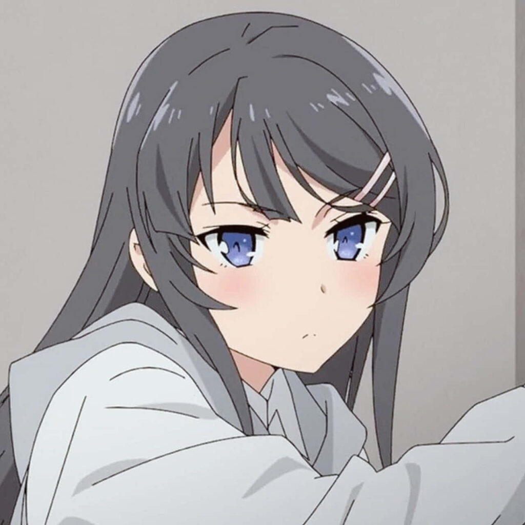 Anime Character Wallpaper: Dark Hair & Blue Eyes for Discord PFP