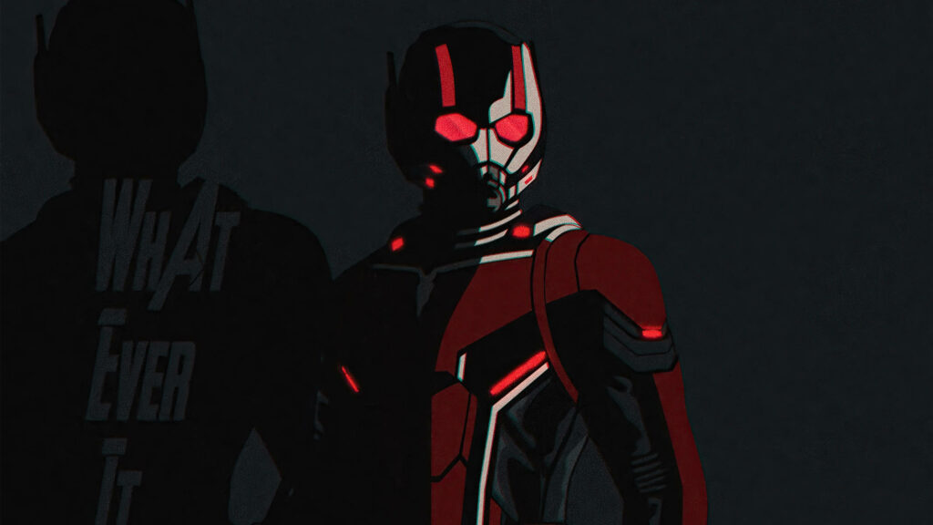 Shrinking to Greatness: Ant Man Superhero in Animated Action Wallpaper
