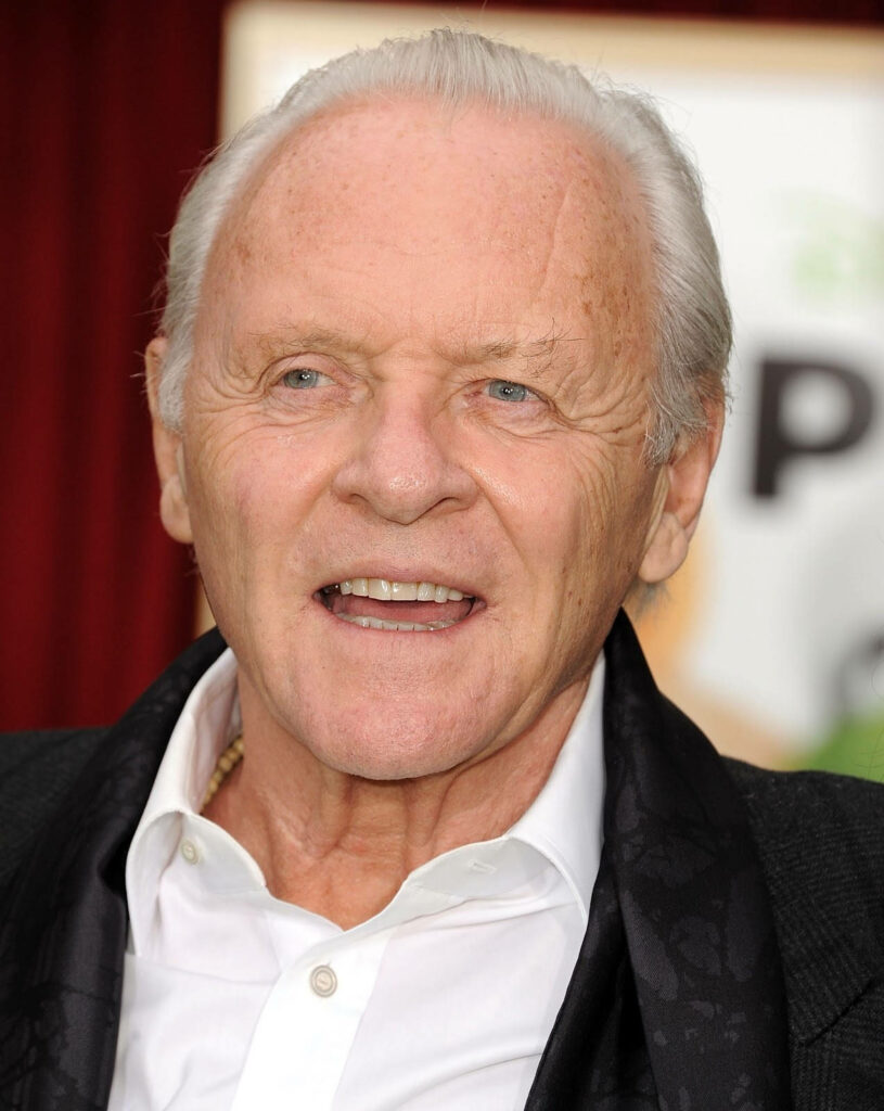 Anthony Hopkins candid portrait showing expressive face and iconic presence wallpaper background