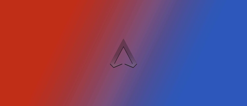 Apex Legends logo on vibrant red to blue gradient background gaming wallpaper design