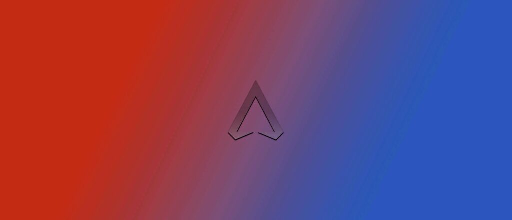Apex Legends logo on vibrant red and blue gradient background bold dynamic wallpaper design