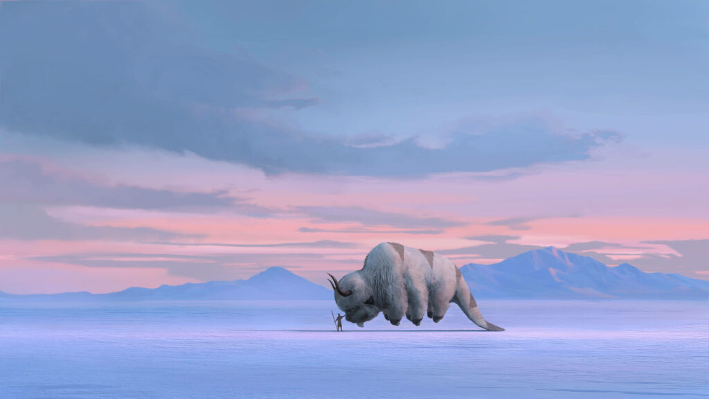 Appa in Serene Landscape: Adventure Wallpaper from Avatar