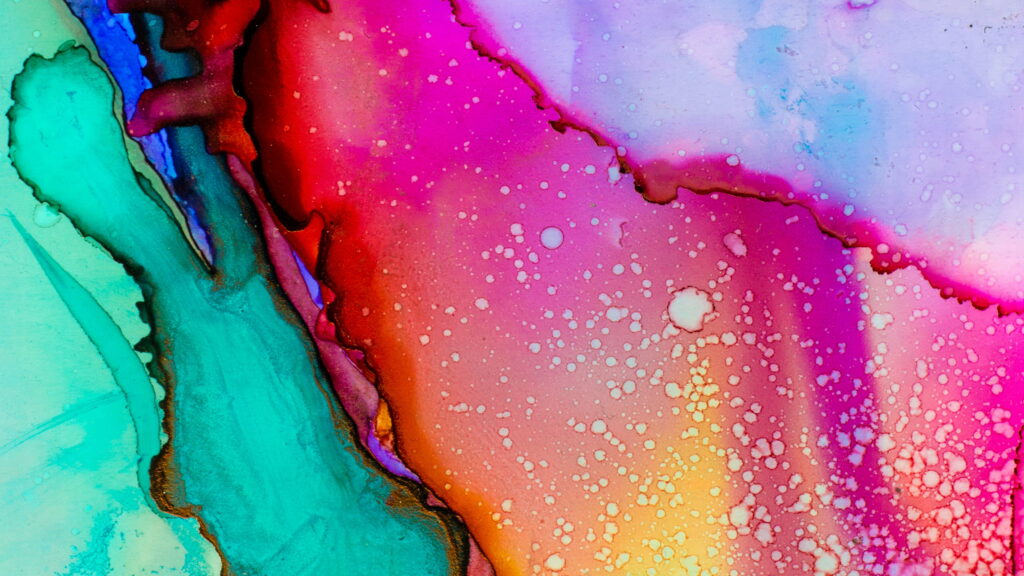 Vibrant Watercolor Abstraction: Mesmerizing 4K Wallpaper for your Background