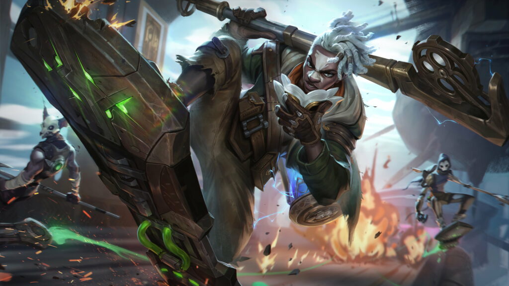 Mystical Nexus: A Stunning 8K Wallpaper from the Arcane Universe of League of Legends