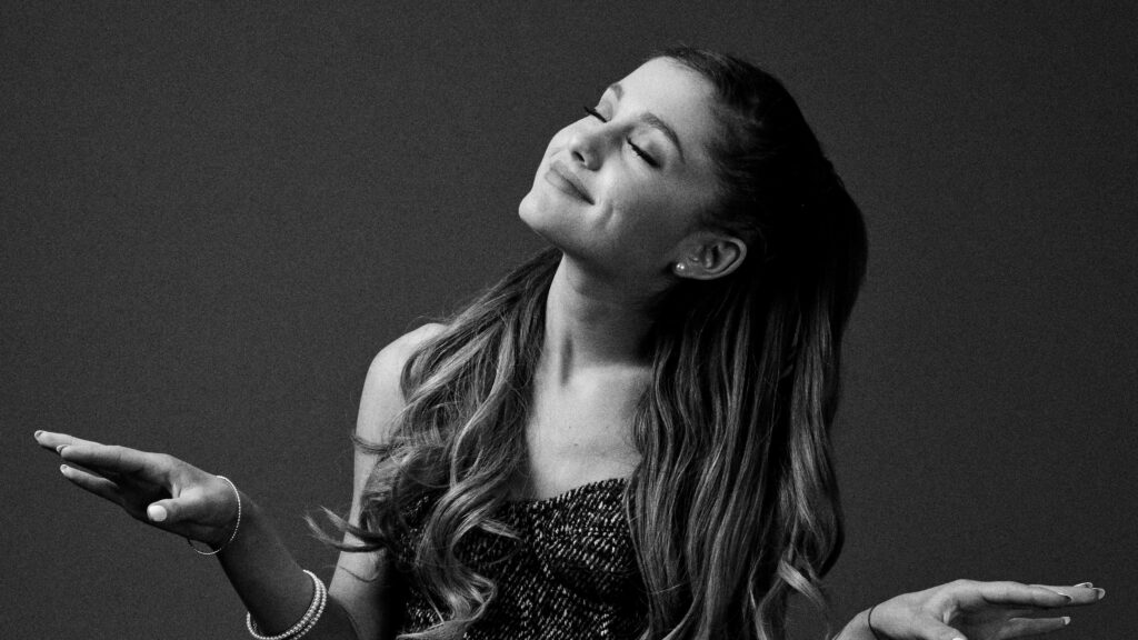 Ariana Grande: Embracing Monochrome Melody in Striking HD
Wallpaper