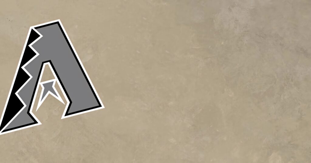 Arizona Diamondbacks logo gray black textured brown minimalist sporty wallpaper background