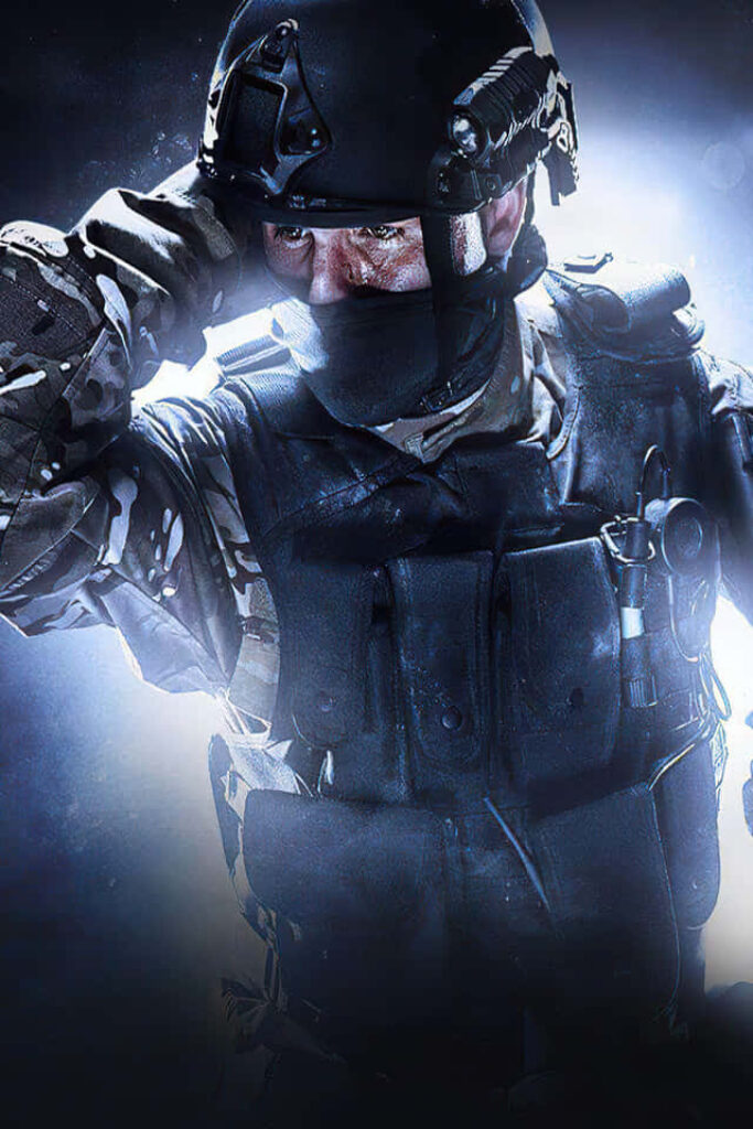 Fortifying the Frontlines: A Mobile Gamer Engages as a Counter-terrorist in CS:GO Wallpaper