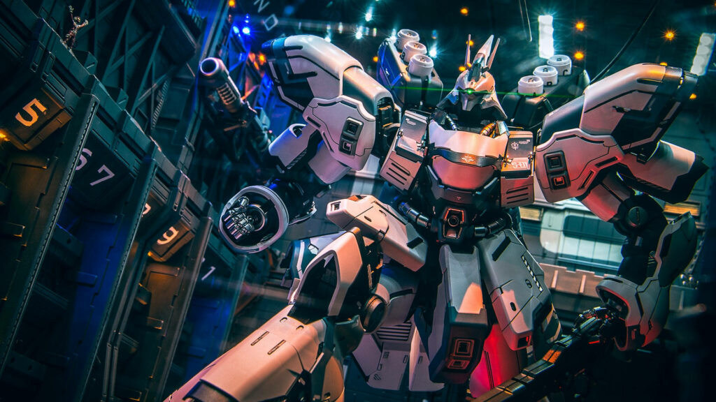 The Killer Machine - Mobile Suit Gundam with a Machine Gun Wallpaper