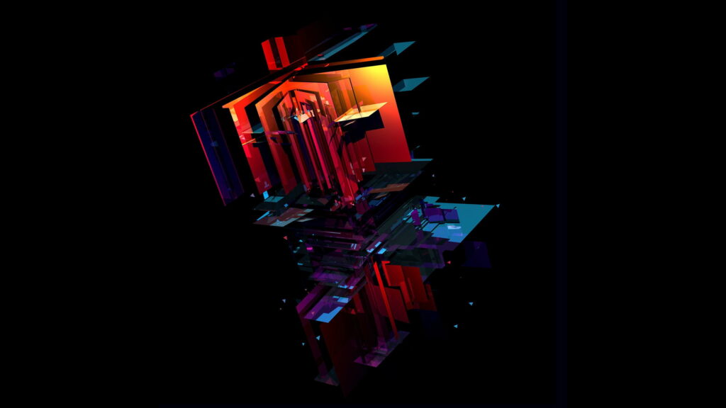 Visions Unleashed: A Mesmerizing 3D Abstract Artwork in HD Wallpaper