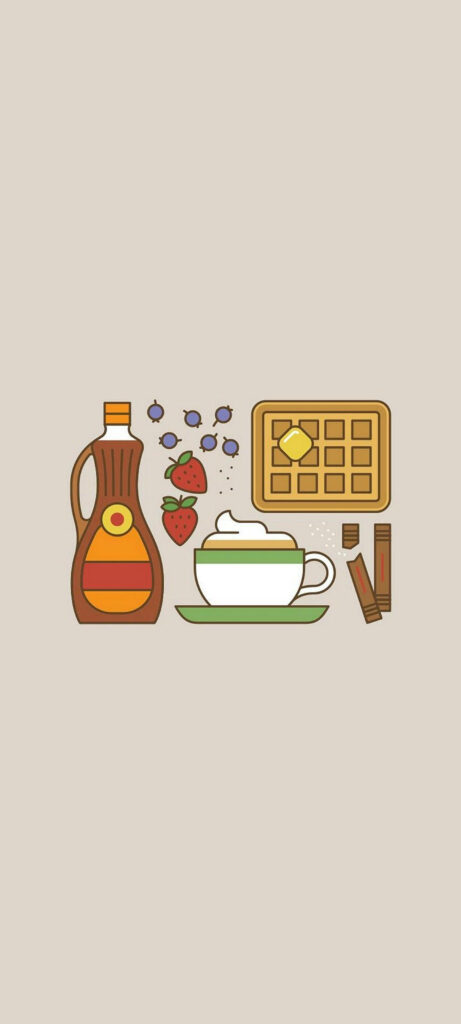 Delightful Breakfast Wallpaper for Samsung Galaxy Note 20 Ultra