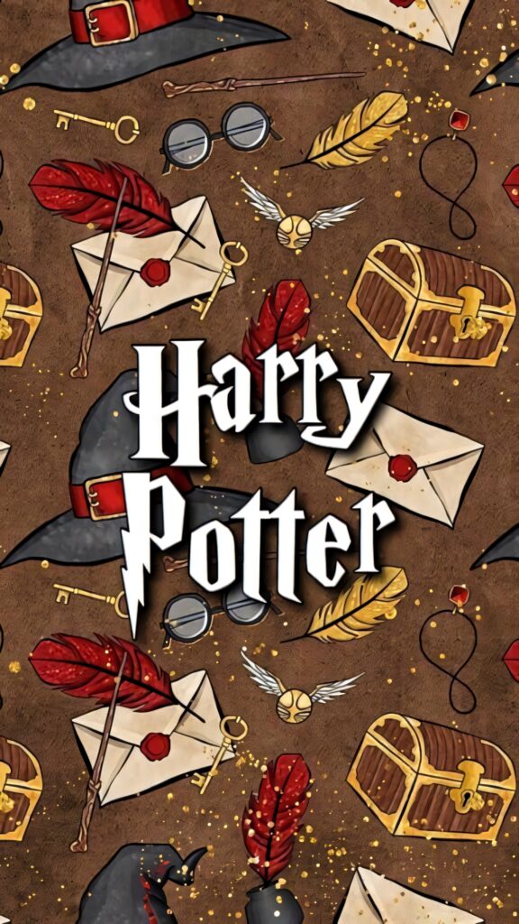 Whimsical Harry Potter Wallpaper: Magical Design & Earthy Tones