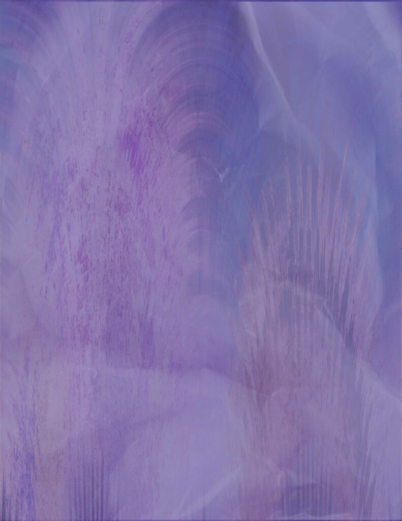 Artistic Purple Textured Wallpaper with Paint-Stained Patterns