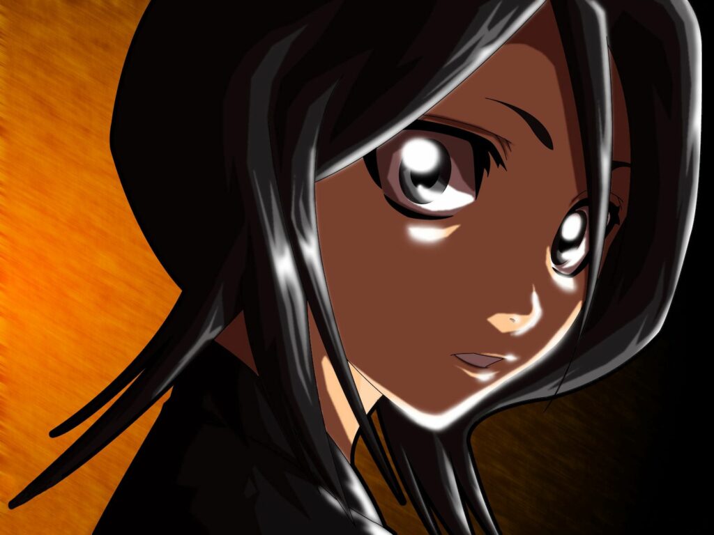 Rukia Kuchiki Artistic Wallpaper - Striking Anime Design 1600x1200