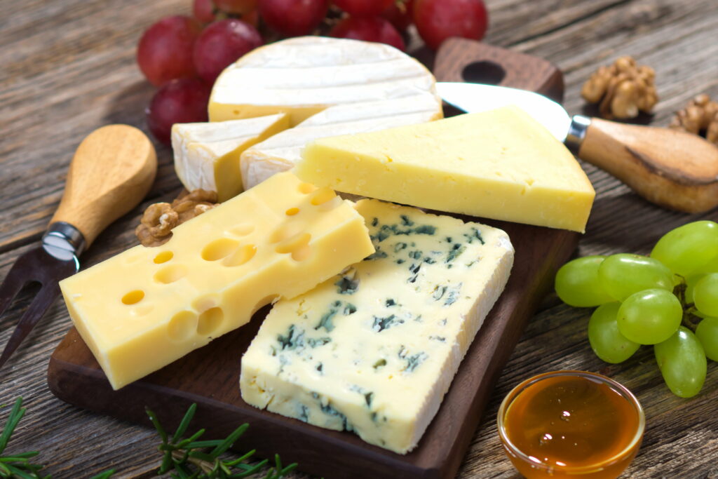 Cheese Temptations: A Captivating Still Life of Delectable Food, HD Wallpaper Background