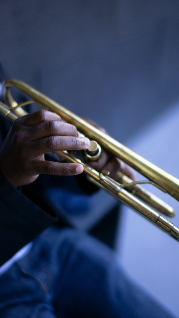 Brass Saxophone Close-Up Wallpaper: Artistry & Passion in Music