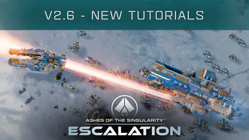 Futuristic Armored Combat in Wintry Battlefield: Ashes of Singularity 2.6 Update and Tutorials Wallpaper