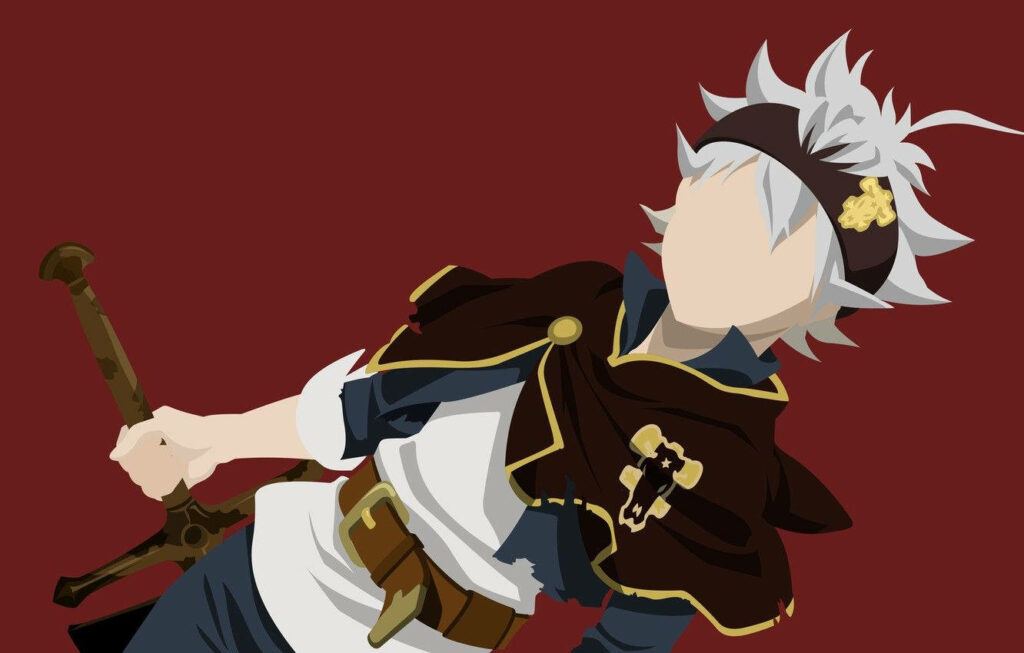 Asta's Astonishing Contrasts: A Brave Hero Embracing His Light Amidst Shadows Wallpaper