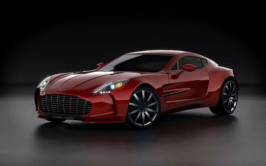 Aston Martin One-77 luxury car sleek design dark background wallpaper automotive excellence
