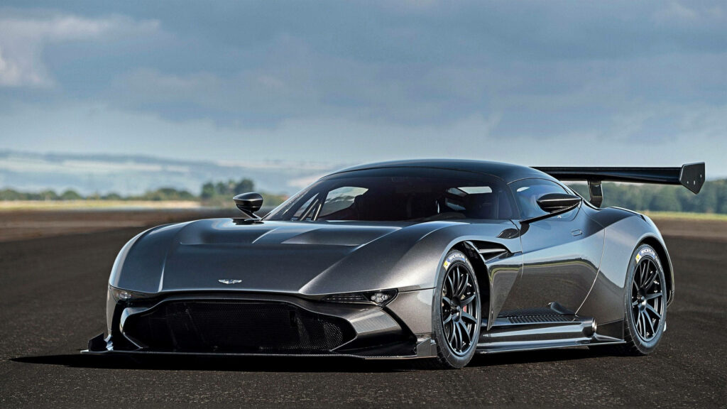 Aston Martin Vulcan Wallpaper: Sleek Carbon-Fiber Supercar Background