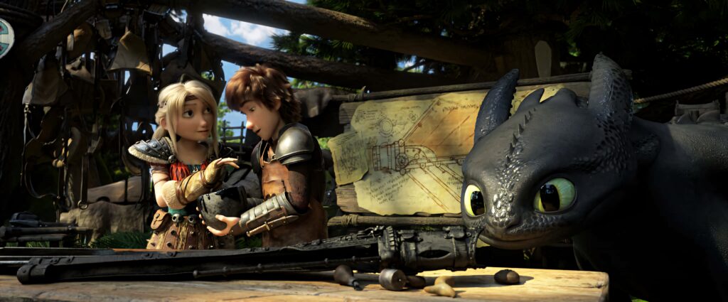 Astrid, Hiccup & Toothless Teamwork Wallpaper | How to Train Your Dragon