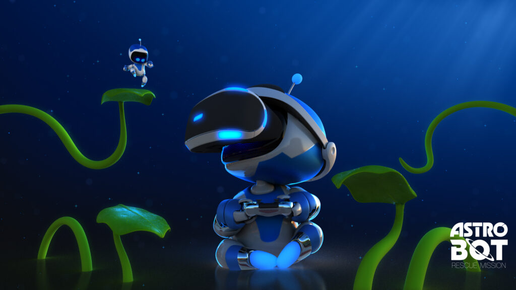 Astro Bot Rescue Mission: Underwater Adventure Wallpaper for PS5