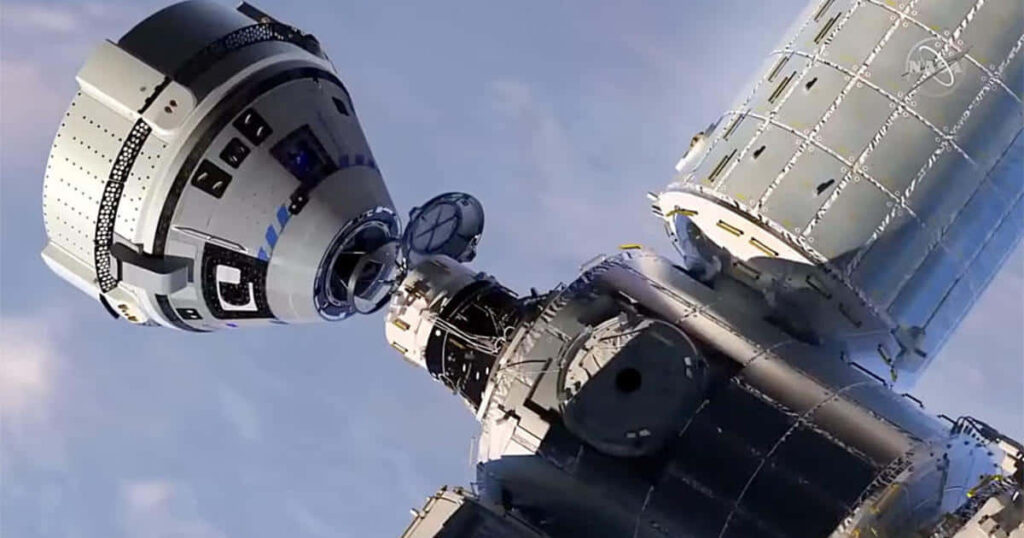 Advanced Space Exploration: Astronauts Collaborate on ISS Maintenance Wallpaper