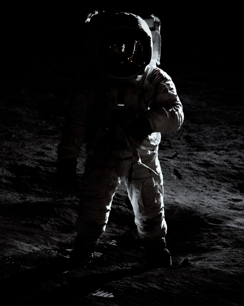Stunning Astronaut Wallpaper: Lunar Surface & Space Background
