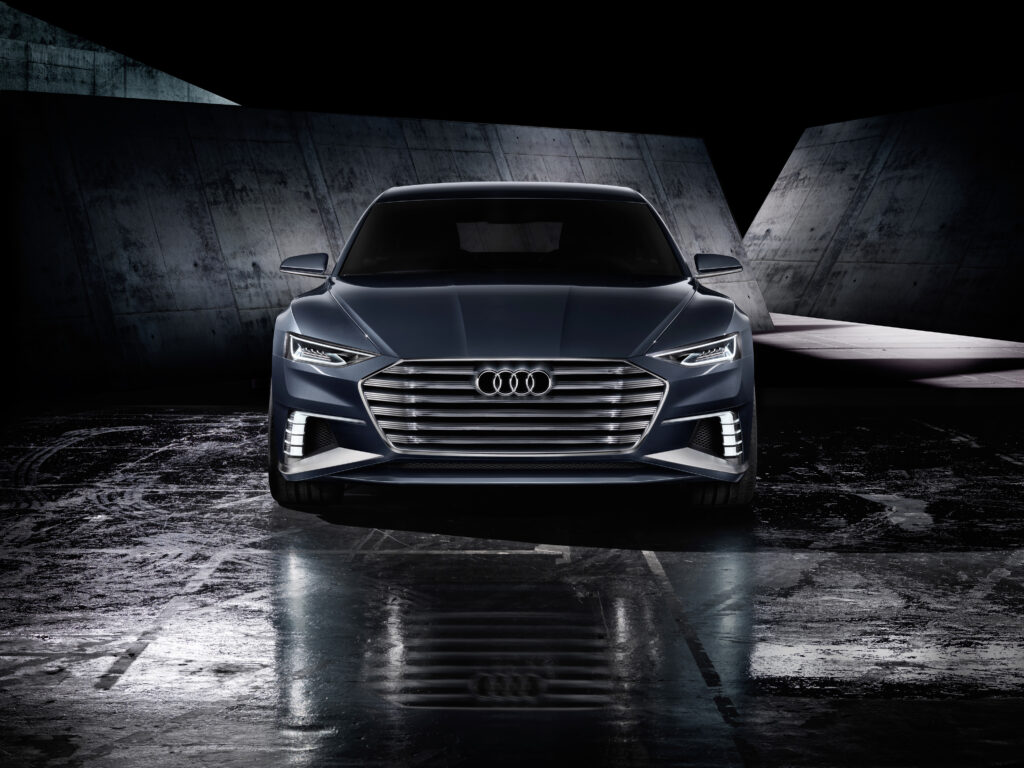 Sleek Audi Prologue Avant Concept Car Wallpaper - Futuristic Design