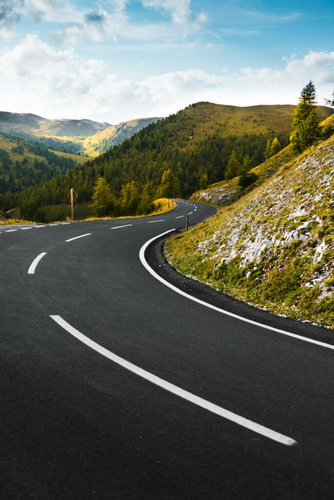 Glorious Scenic Drive through Austria's Countryside: Nockalm Road Unveiled in Stunning 4k Photography Wallpaper