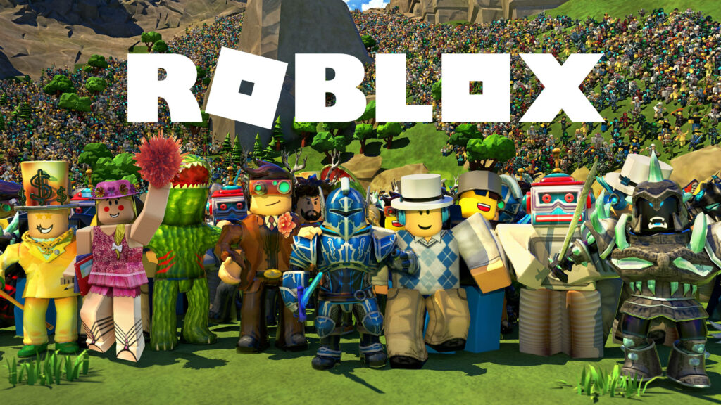 The Ultimate Roblox Fan Art Masterpiece: A Stunning Wallpaper Featuring All Avatars and High-Quality Design