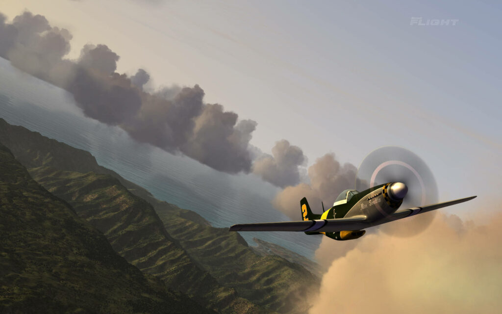 Majestic Supermarine Spitfire Fighter Jet Soaring Through the Twilight Sky Wallpaper
