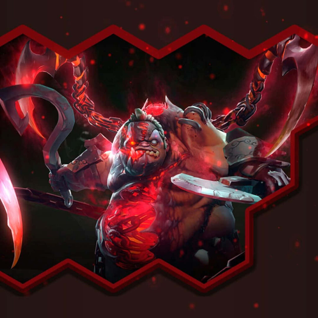 Chaos: Axe, the Mighty Dota 2 Hero, Reigns Supreme in a Battleground Triumph Wallpaper