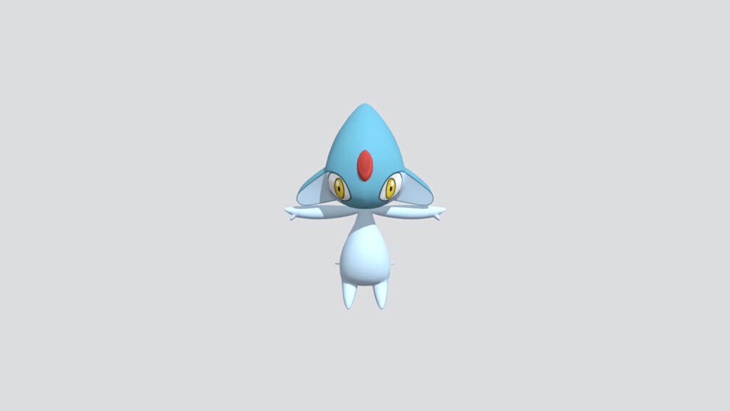 Azelf floating with arms wide open on a minimalist light background serene wallpaper