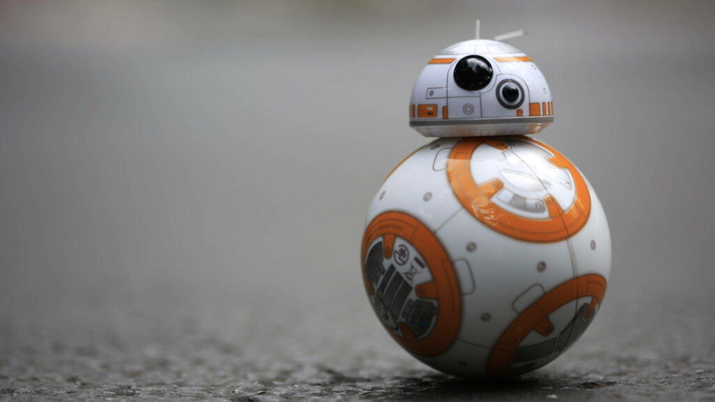 BB-8 Star Wars Wallpaper: Vibrant Droid Design Background