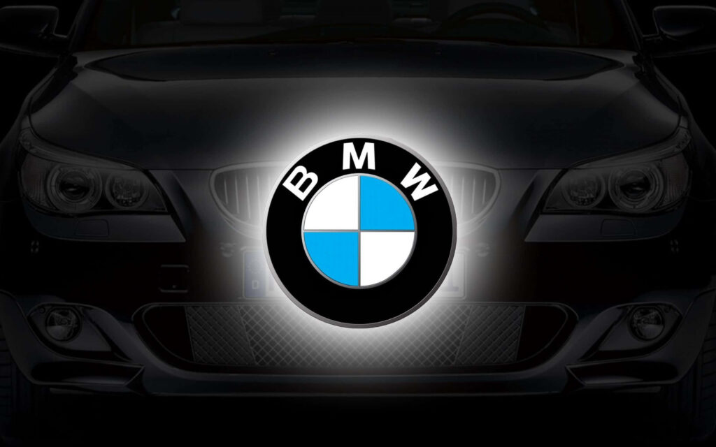 BMW M Series: Captivating Car Wallpaper with Logo on 720p Background