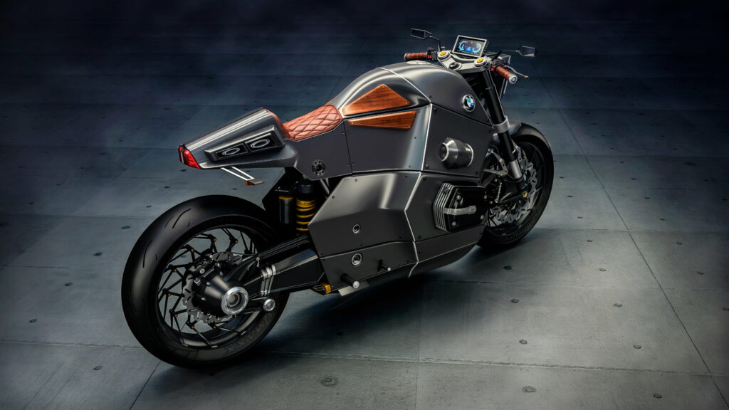 Futuristic BMW Urban Racer: Cutting-Edge Concept Bike Inspiring 4K Wallpaper