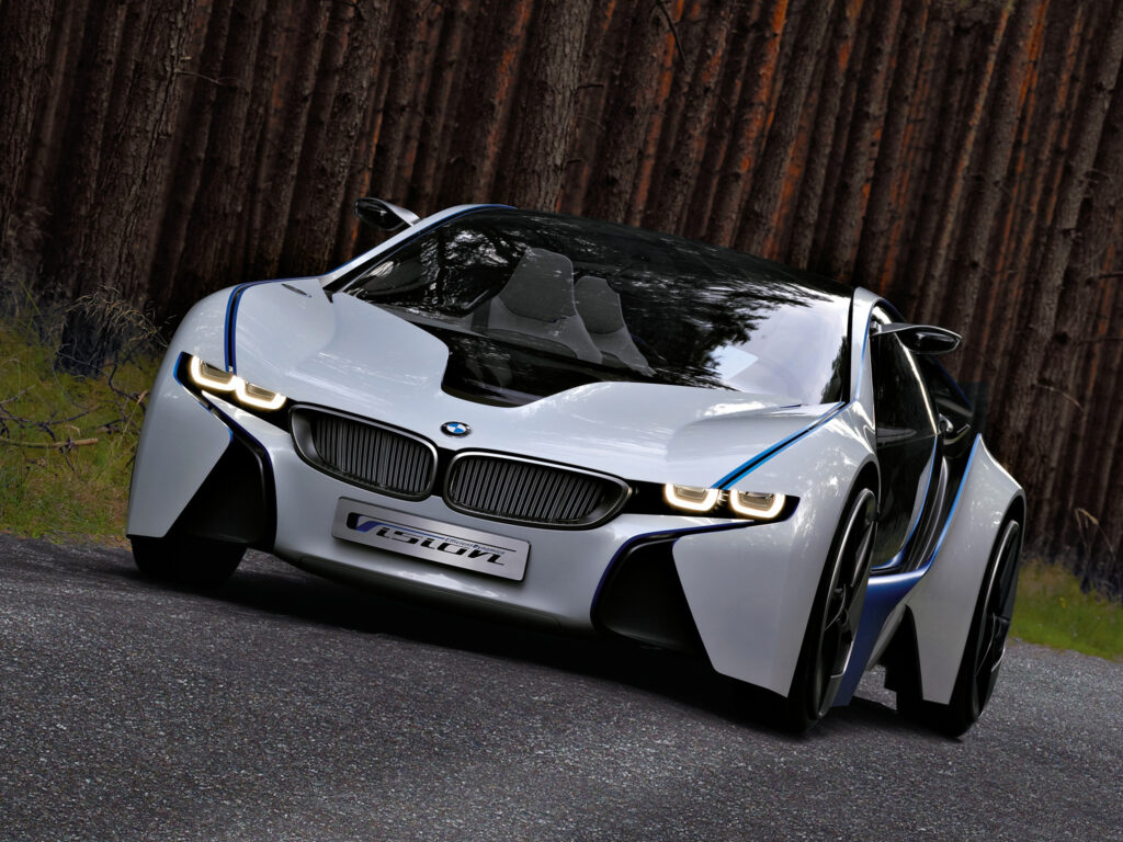Futuristic BMW Vision EfficientDynamics Concept Car Wallpaper