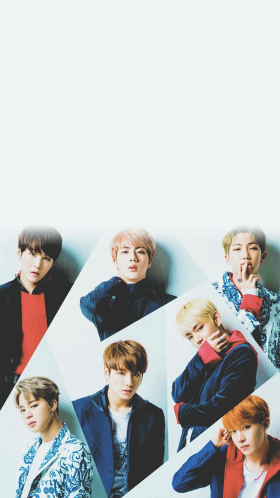BTS Dream Team Collage: Aesthetically Perfect Wallpaper Depicting Each Member's Iconic Photos