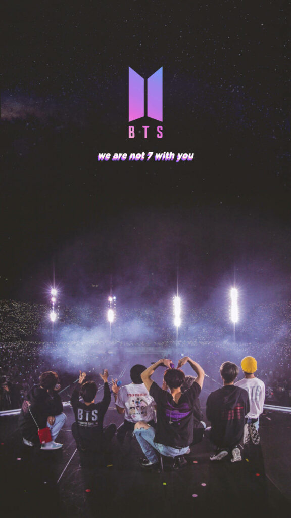 Unforgettable BTS Concert: We Are Not Seven Without You - Stunning Wallpaper