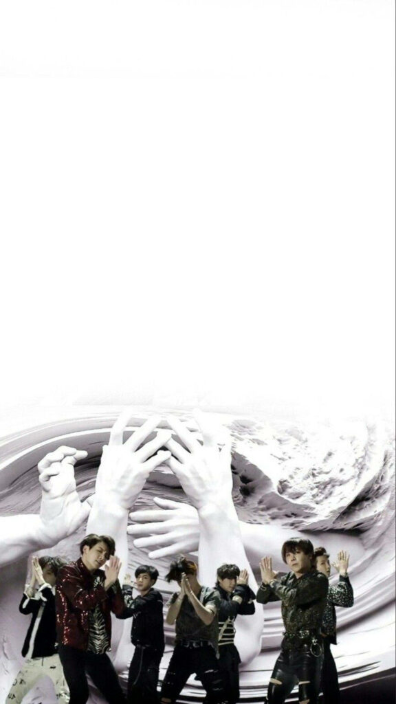BTS Fake Love Wallpaper: Artistic Hands Motif & Dynamic Poses