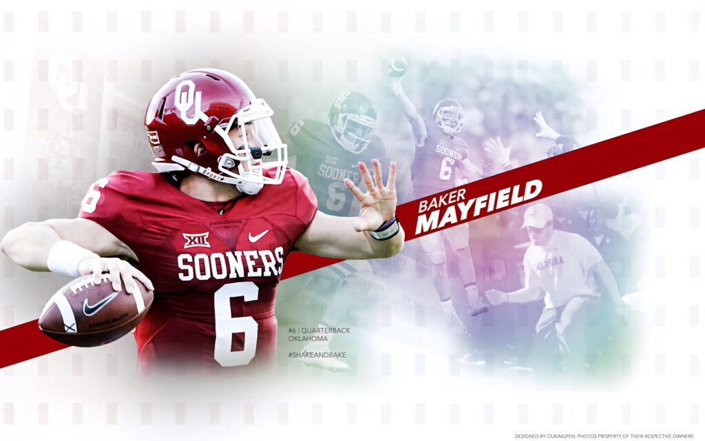 Baker Mayfield Cleveland Browns NFL quarterback dynamic wallpaper with vibrant action graphics