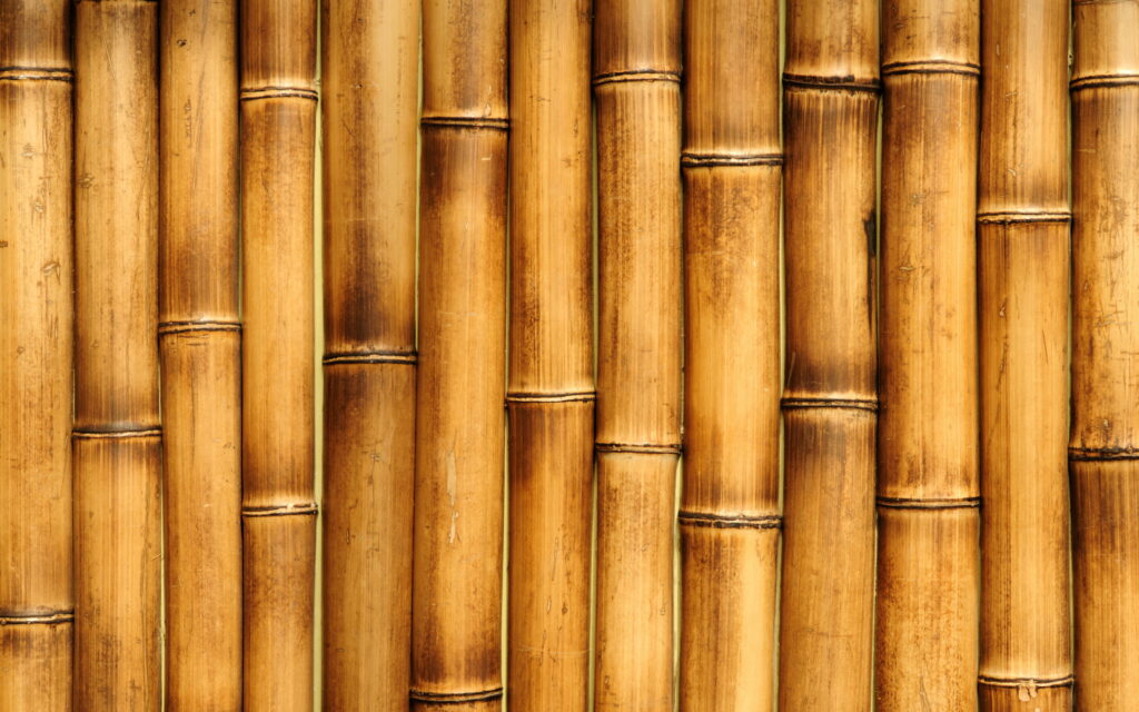 Natural Elegance: Majestic Brown Bamboo Textures in 4K Wallpaper