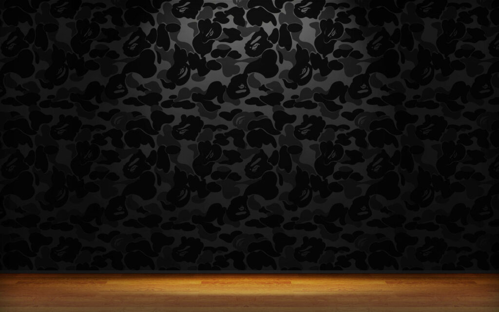 Bape's Killer Camo: Rocking The Stage with the Signature Shark Motif Wallpaper