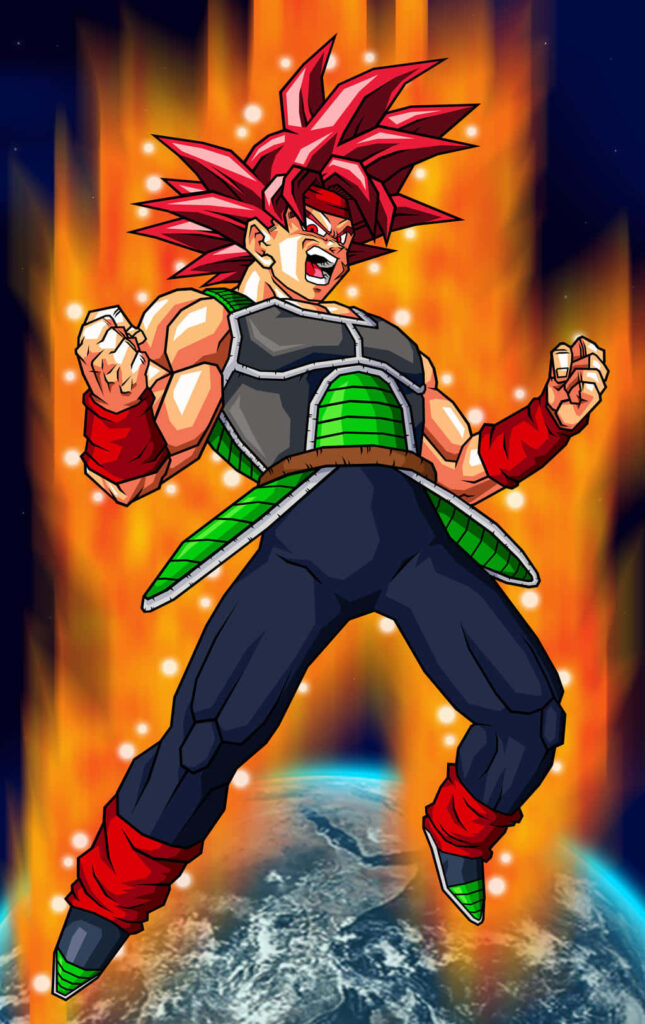 Unleashing the Power: A Glimpse into Bardock's Unyielding Might Wallpaper