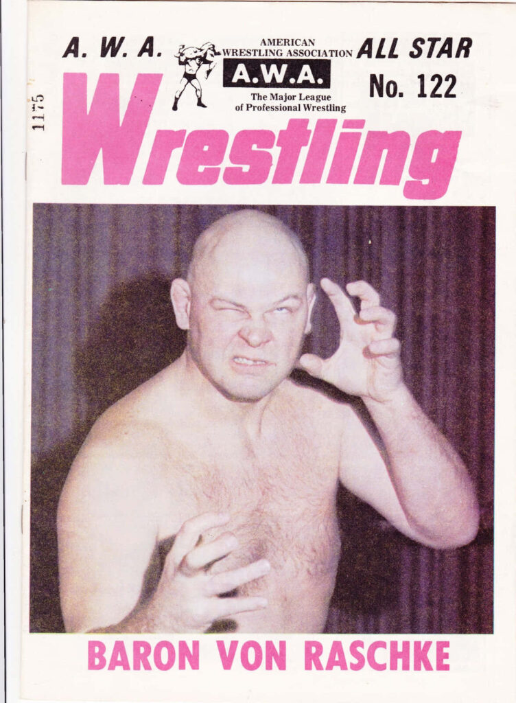 Baron Von Raschke intense wrestling action pose iconic American wrestler wallpaper background