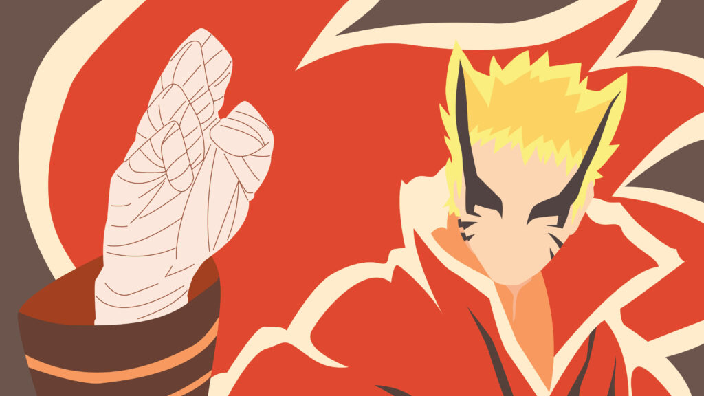 Baryon Mode Awakened: Naruto's Fierce Transformation in Stunning 4K PC Art Wallpaper