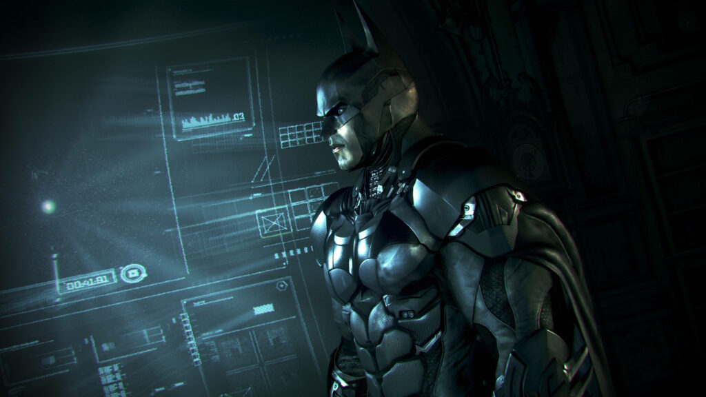 Futuristic Batman 4K Wallpaper: The Dark Knight in Arkham City